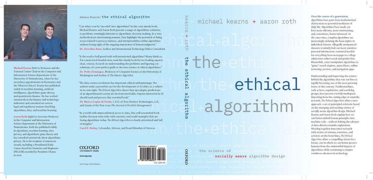 Book cover - The Ethical Algorithm