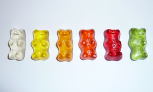 Decorative image of gummi bear sweets