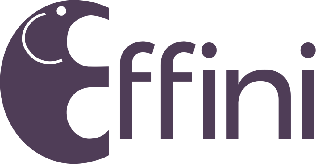 Effini logo with purple elephant